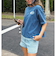 ロキシー（ROXY）半袖Tシャツ ドロップショルダー ヘリテージロゴ HANGLOOSE 25SURST252042NVY
