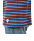 Cotton Lourd Basque ボーダー 長袖シャツ B211 PALISANDERxCYAN