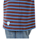 Cotton Lourd Basque ボーダー 長袖シャツ B211 PALISANDERxCYAN