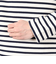 Cotton Lourd Basque ボーダー 長袖シャツ B211 ECRUxMARINE