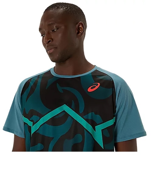 120cm　半袖シャツ/Tシャツ アシックス（ASICS）陸上ウェア クールグラフィック半袖シャツ