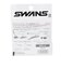 スワンズ（SWANS）ゴーグル ベルト 水泳 ゴーグル 交換用スペアベルト サックスマゼンタ SRB-40 BMZN 交換ベルト リバーシブル