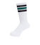 ヘルスニット（Healthknit）配色3本ラインクルー 3足組ソックス 191-3716