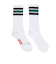 ヘルスニット（Healthknit）配色3本ラインクルー 3足組ソックス 191-3716