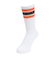 ヘルスニット（Healthknit）配色3本ラインクルー 3足組ソックス 191-3716