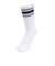 ヘルスニット（Healthknit）配色3本ラインクルー 3足組ソックス 191-3716