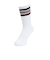ヘルスニット（Healthknit）配色3本ラインクルー 3足組ソックス 191-3108