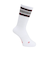 ヘルスニット（Healthknit）配色3本ラインクルー 3足組ソックス 191-3108