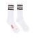 ヘルスニット（Healthknit）配色3本ラインクルー 3足組ソックス 191-3108