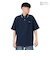 ラコステ（LACOSTE）配色リブニットインディゴポロシャツ PH004J-993GF