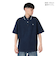 ラコステ（LACOSTE）配色リブニットインディゴポロシャツ PH004J-993GF
