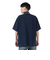 ラコステ（LACOSTE）配色リブニットインディゴポロシャツ PH004J-993GF