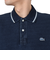 ラコステ（LACOSTE）配色リブニットインディゴポロシャツ PH004J-993GF