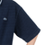 ラコステ（LACOSTE）配色リブニットインディゴポロシャツ PH004J-993GF