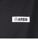 エアボーン（ARBN）ワンポイント ノースリーブTシャツ 水陸両用 AB2025SSM-APP004BLK