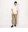 エルケクス（ELKEX）半袖Tシャツ HENLEY Stamp EKM5S10029 OWHT
