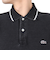 ラコステ（LACOSTE）配色リブニットインディゴポロシャツ PH004J-99050
