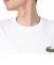 ラコステ（LACOSTE）シェニールワニロゴ ルーズフィット 半袖Tシャツ TH2745-10001