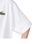 ラコステ（LACOSTE）シェニールワニロゴ ルーズフィット 半袖Tシャツ TH2745-10001