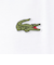 ラコステ（LACOSTE）シェニールワニロゴ ルーズフィット 半袖Tシャツ TH2745-10001