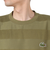 ラコステ（LACOSTE）パイル地切り替え同色ボーダーTシャツ TH048J-99BMY