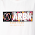 エアボーン（ARBN）FRONT ロゴ 半袖Tシャツ AB2025SSM-APP002WHT