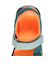 メレル（MERRELL）ジュニア スポーツサンダル ストラップサンダル カフナウェブ グリーン オレンジ MK266760 GREY/BLK/ORANGE キ…