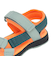 メレル（MERRELL）ジュニア スポーツサンダル ストラップサンダル カフナウェブ グリーン オレンジ MK266760 GREY/BLK/ORANGE キ…