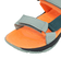 メレル（MERRELL）ジュニア スポーツサンダル ストラップサンダル カフナウェブ グリーン オレンジ MK266760 GREY/BLK/ORANGE キ…