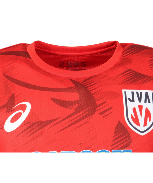 アシックス（ASICS）バレーボールウェア バレー応援Tシャツ 男子 日本