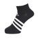 アディダス（adidas）アンクル3ストライプソックス 1足組 KSA36-JN4523