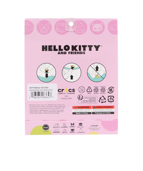 アクセサリー Hello クロックス（crocs）ジビッツチャーム ハローキティ&フレンド