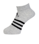 アディダス（adidas）アンクル3ストライプソックス 1足組 KSA36-JN6636
