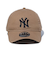 ニューエラ（NEW ERA）帽子 キャップ 920 ニューヨーク・ヤンキース ウォッシュドコットン カーキ 57-61cm 14525114 スポーツキャップ