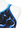アリーナ（ARENA）競泳水着 水泳 タフスーツ 黒×青 S-LLサイズ AS5FWMS1L BKBL ダブルストラップ ワンピース オープンバック