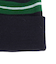 ニットウォッチキャップ GY-H0317 ACW NAVYxGREEN STRIP