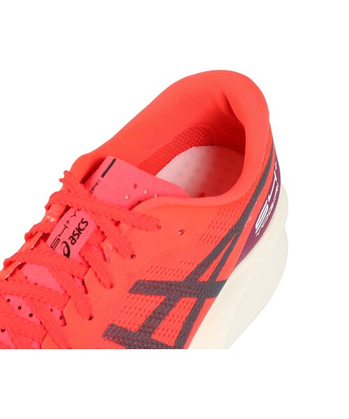 ASICS トレーニングシューズ レッド アシックス（ASICS）ランニング トレーニングシューズ エスフォー