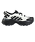 アディダス（adidas）スポーツサンダル スニーカーサンダル ホワイト ブラックJP8898 通気性 フィット感 安定 グリップ力 アウトドア 厚底