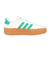 アディダス（adidas）スニーカー スポーツシューズ VL コートボールド ホワイト グリーン JQ7832 スポーツ カジュアルシューズ 厚底