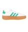 アディダス（adidas）スニーカー スポーツシューズ VL コートボールド ホワイト グリーン JQ7832 スポーツ カジュアルシューズ 厚底