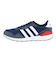 アディダス（adidas）スニーカー スポーツシューズ ラン 60s 4.0 ネイビー JR6620 スポーツ カジュアルシューズ