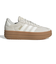 アディダス（adidas）スニーカー スポーツシューズ VL コートボールド ベージュ JQ5633 スポーツ カジュアルシューズ 厚底
