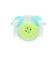 サンスター文具まーるい開かずピンちゃん ミッキーマーク MT ミント 0031119D 名札 クリップ 名札留め ロック機能