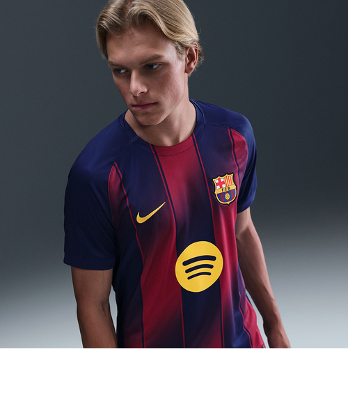 完売必須【Nike ナイキ】FC Barcelona スウェット 半袖シャツ NI1757EM068235_fw_thumbM.jpg