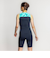 ナイキ（NIKE）フィットネス水着 水泳 ジップ付きセパレーツ 上下セット 緑 M-LLサイズ 2993144-007 スイムウェア