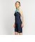 ナイキ（NIKE）フィットネス水着 水泳 ジップ付きセパレーツ 上下セット 緑 M-LLサイズ 2993144-007 スイムウェア