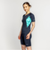 ナイキ（NIKE）フィットネス水着 水泳 ジップ付き半袖セパレーツ 上下セット 緑 M-LLサイズ 2993145-007