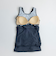 ナイキ（NIKE）フィットネス水着 水泳 ふんわりシルエット2in1パンツセパレーツ 上下セット 黒 M-LLサイズ 2993146-009
