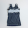 ナイキ（NIKE）フィットネス水着 水泳 ふんわりシルエット2in1パンツセパレーツ 上下セット 黒 M-LLサイズ 2993146-009