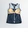 ナイキ（NIKE）フィットネス水着 水泳 ジップ付きセパレーツ 上下セット 黒 M-3Lサイズ 2993144-009 スイムウェア